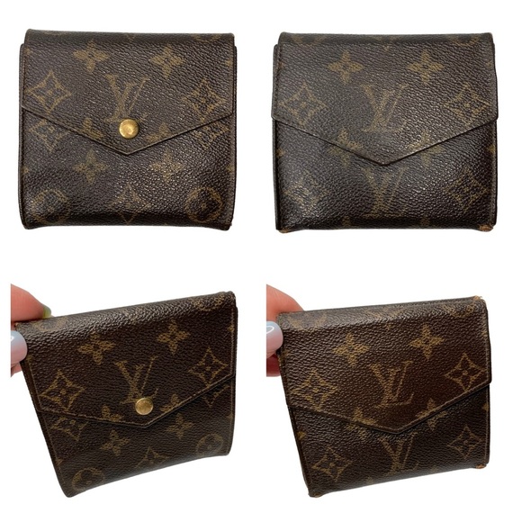 Authentic Louis Vuitton Vintage Elise Monogram Compact Bifold Wallet 1980โs - Picture 5 of 14